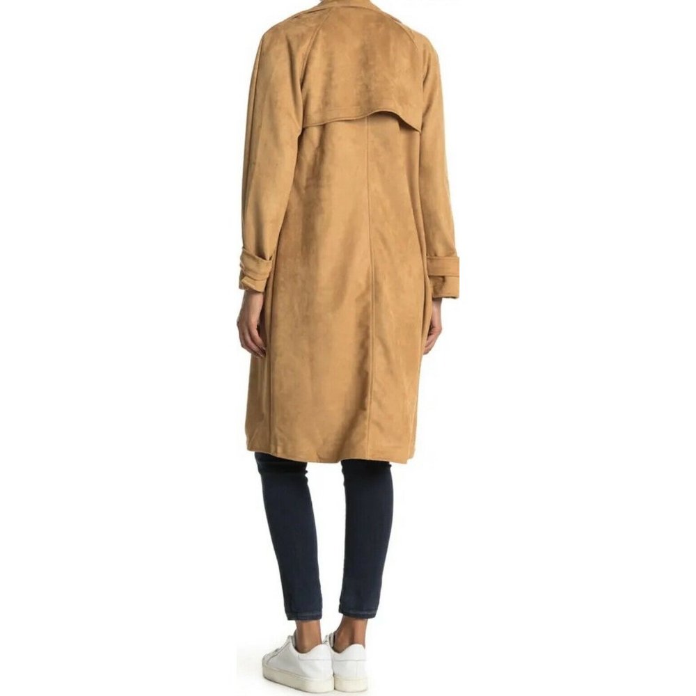 NWT OOKIE & LALA NULL Women large size Faux Suede Topper Jacket - Picture 2 of 4